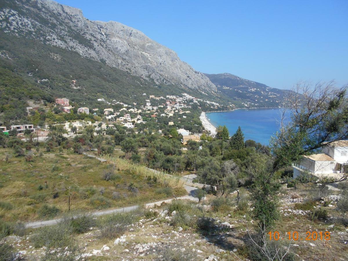 Vila Lukia Barbati Mare Exteriér fotografie